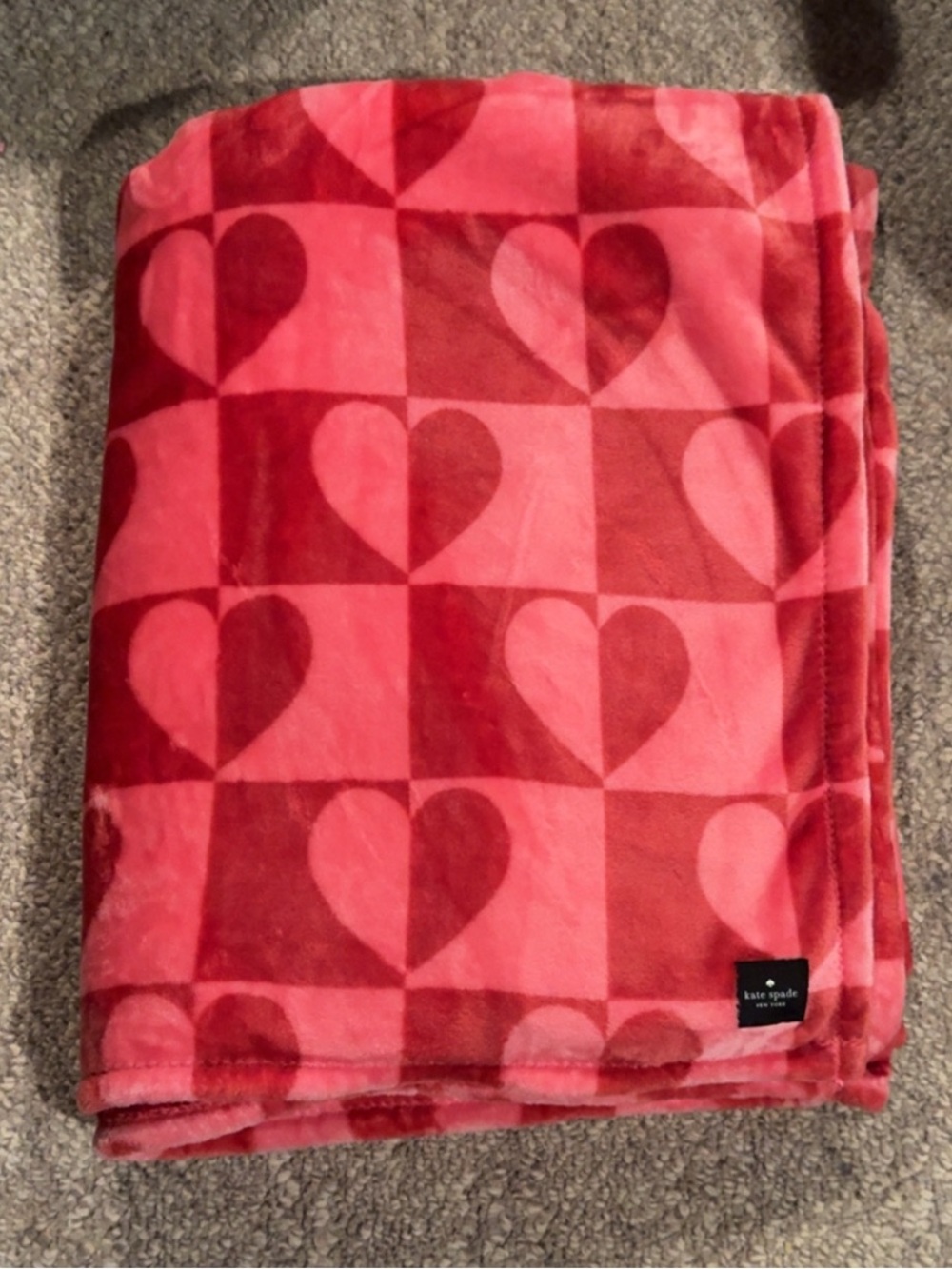 Kate Spade Twin Size Plush Blanket